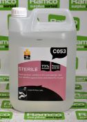 2x Boxes of Selden Sterile C053 hand sanitiser - 2x 5L bottles per box