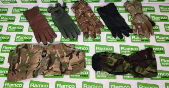 126x British Forces unpaired gloves - mixed styles - mixed sizes