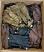150x British Forces unpaired gloves - mixed styles - mixed sizes