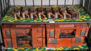 8x Fein oscillating multi tools & 4 Fein tool cases - see description for details