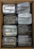 65x British Army pan mess tins - mixed sizes