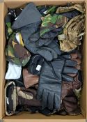 130x British Forces unpaired gloves - mixed styles - mixed sizes