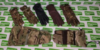 130x British Forces unpaired gloves - mixed styles - mixed sizes