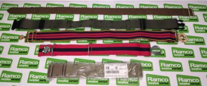 75x British Forces belts - various types and sizes