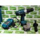 Makita MXT 8434D cordless drill, charger, 2x batteries and case - Image 1 of 8