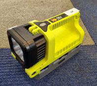 Peli 9410L torch with cradle - untested