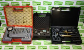 2x pressure testers & 1x brake kit - PARTS MISSING