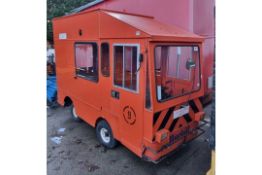 Harbilt electric utility truck with battery charger - two flat tyres