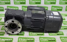 Sew WAF30 DRS71S4BE05 3 phase electric motor with gearbox