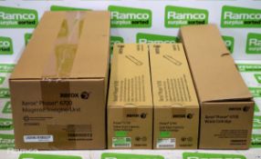 Xerox Phaser 6700 consumables - magenta imaging unit, waste cartridge, yellow toner cartridge