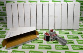 13x Plastic hand tape dispensers