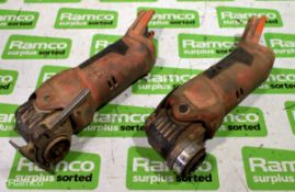 2x Fein AMM 500 PLUS oscillating multi tools - BARE UNIT - SPARES OR REPAIRS