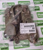 23x British Army MTP rucksack side pouches / yoke strap - MTP - IRR - NSN 8465-99-979-2396