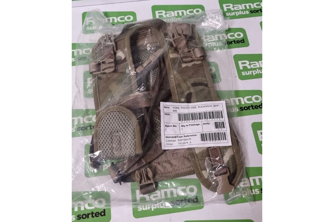 23x British Army MTP rucksack side pouches / yoke strap - MTP - IRR - NSN 8465-99-979-2396 - Image 1 of 3