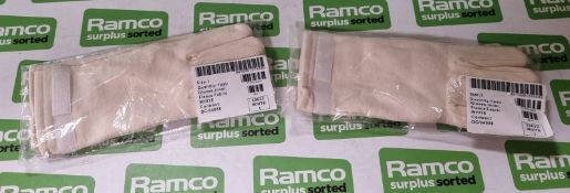 70x British Forces inner cotton gloves - size 1 - NSN 8415-99-137-4449