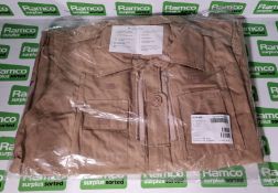 17x Coveralls AFV - Beige - FR - Size 190/112 - NSN 8415-99-212-5342