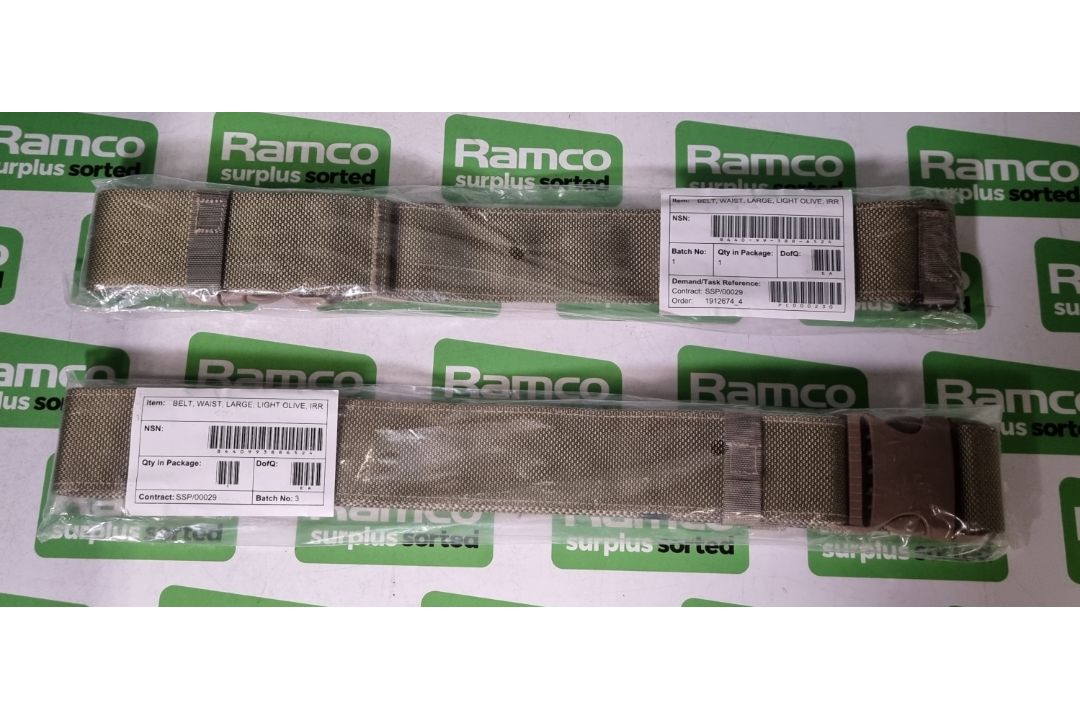 39x Waist Belts - Large - Light olive - IRR - NSN 8440-99-388-6524 - Image 2 of 4