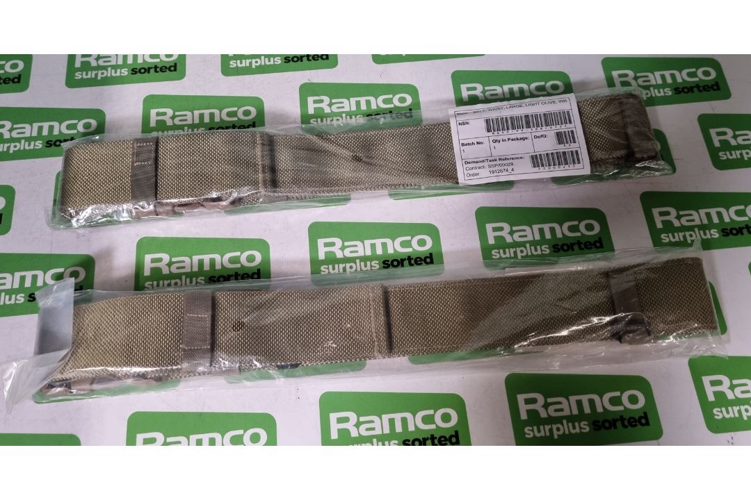 39x Waist Belts - Large - Light olive - IRR - NSN 8440-99-388-6524 - Image 4 of 4