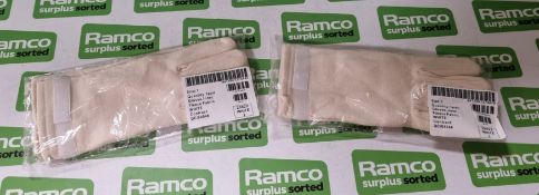 68x British Forces inner cotton gloves - size 1 - NSN 8415-99-137-4449
