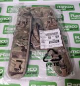 31x British Army MTP rucksack side pouch / yoke strap - IRR - NSN 8465-99-979-2396