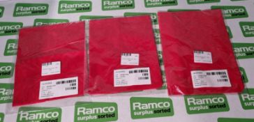 3x Neckerchief - Red, 4x Du Pont Tyvek disposable white coveralls, 8x Dhemagh scarves