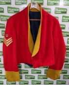 RSDG mess dress jacket - Red with yellow trim - unknown size - no label