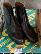 Sanders boots with spur housing - Black - size 9M