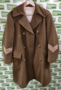 Mans mounted overcoat - Regiment (Khaki) - see pictures for sizes