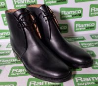 George boots with spur housing - size 9M - Black