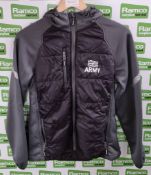 British army windbreaker jacket with hood - size unknown - no label