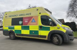 2015 Fiat Ducato 42 Maxi XLB ambulance - diesel - 273557 miles - full details in the description