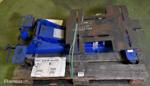 1000kg floor type transmission jack - L 1280 x W 600 x 780mm