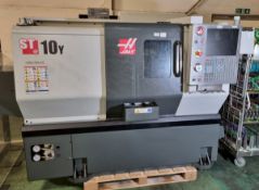 HAAS ST-10Y Y-axis CNC lathe - Serial No: 3100399 - MFG date: 09/2014 - 3 phase 354-488V