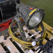 Portable floor type floodlight - 74DC - 10A