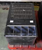 Foundry Networks Fastiron 1500 chassis with 2x J-FxGMR4 circuit boards and 13x J-F48T circuit boards