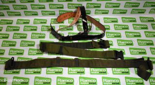 20x British Forces belts - various types and sizes