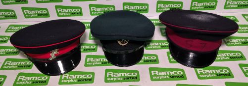 50x British Forces caps - various divisions - mixed sizes