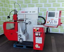 Emcomat FB-600 L 3x 400V/PE 50/60Hz milling machine - full details in the description
