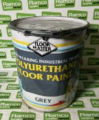 Floormaster industrial trade polyurethane floor paint - grey - 20L