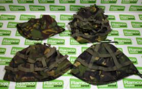 104x British Army DPM combat helmet covers - mixed sizes