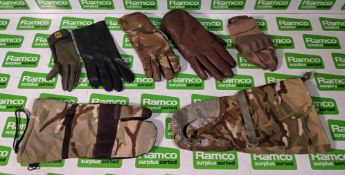 78x British Forces unpaired gloves - mixed styles - mixed sizes