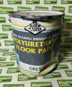 Floormaster industrial trade polyurethane floor paint - grey - 20L