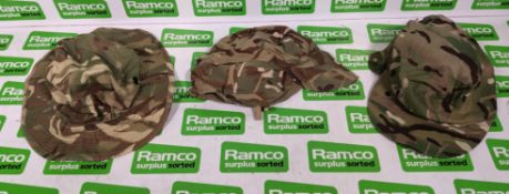 151x British Army MTP mixed hats - cold weather, tropical and combat -mixed sizes