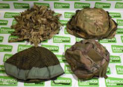 115x British Army MTP combat helmet covers - mixed types - mixed sizes