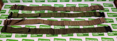 67x British Forces belts - various types and sizes