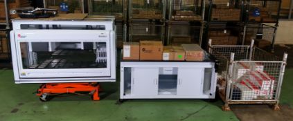 Beckman Coulter Biomek i7 hybrid (MC + Span-8) automated workstation with enclosure & accessories