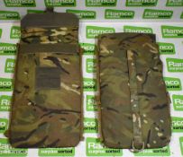 19x British Army MTP hydration zip pouches - pack side - may include 3L & 7.5L