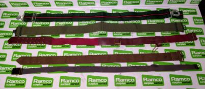 75x British Forces belts - various types and sizes