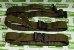 40x British Forces belts - various types and sizes