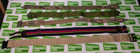 80x British Forces belts - various types and sizes